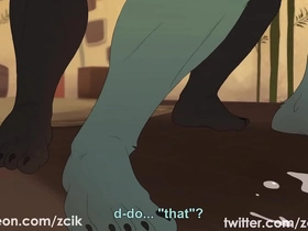 Gay porn with a furry theme