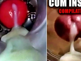Close up and personal: Gay Fleshlight Cum Compilation