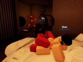 Gay scenes in Roblox game