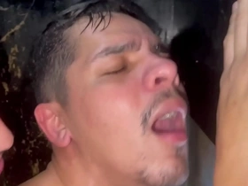 White man meets gay lovers in a dark room for some rough sex without condoms - Full on Net