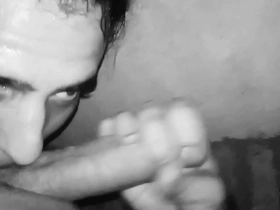 Gay black and white oral sex scene in Irreversible - No Return series.