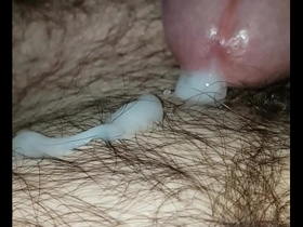 Solo boy’s masturbation ends up in a nice climax