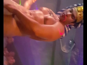 Hot dance performance at a gay disco in Lima, Peru