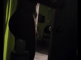 Gay Asian boy gets groped and cummed on in a public video booth encounter