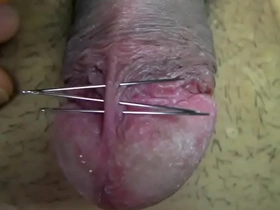 Painful BDSM scene with a Japanese cock tease