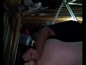 Gay amateurs solo scene with anal play