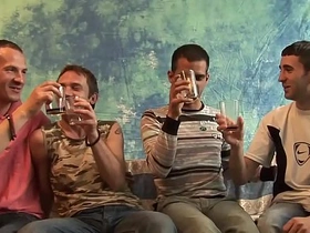 A fun filled gay scene with big dick, deep throat, and facial finish