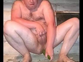 Gay Russian gets his ass and mouth fucked hard.