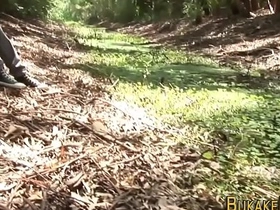 Young Asian boy enjoys gay sex with bukkake finish