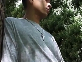 Straight amateur masturbates on camera for gayforpay