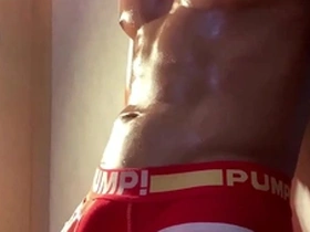 Nipple licking and edging with a hot Asian hunk