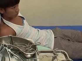 Kinky medical fetish with an Asian Oliver and Paul