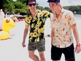 Gay sex at the beach in Thailand