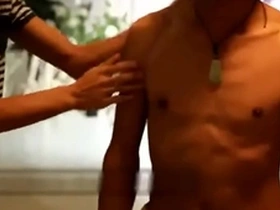 Handsome Asian man in gay video part 1