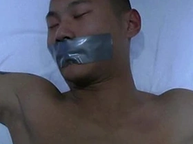Straight gay men explore BDSM and bondage in this video.