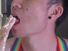 This is a hot and steamy video of a new twink model who enjoys getting dirty.