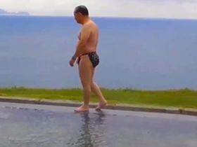 Old gay Asian video with a Japanese grandpa.