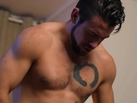 Dante Colle and Troye Dean in hot gay blowjob and anal action