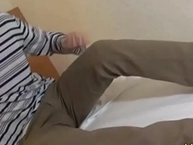Solo play from an Asian teen boy
